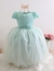 Vestido Verde Infantil Água Daminha Casamento Formatura Luxo - comprar online