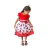 Vestido Borboletas Festa Infantil Vermelho Jardim Encantado 1 ao 9 anos