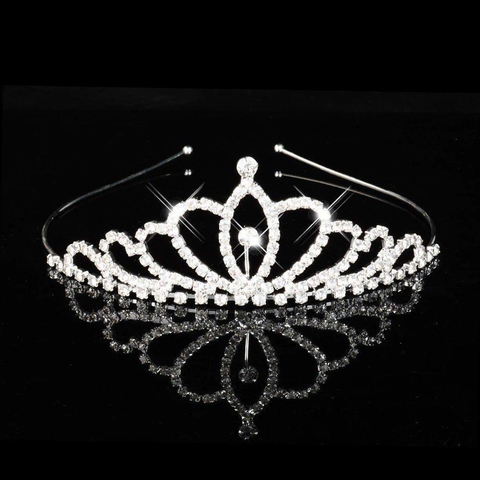 Coroa Tiara debutante noiva casamento Baile Daminha Princesa Prata Material Stress
