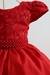 Vestido Infantil Vermelho Luxo Daminha Festa Florista 4 Ao 16 anos - loja online
