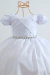 Vestido Branco Infantil Batizado Daminha de Honra Casamento na internet
