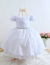 Vestido Branco Infantil Batizado Daminha de Honra Casamento - comprar online