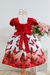 Vestido Borboletas Festa Infantil Vermelho Jardim Encantado 1 ao 9 anos na internet