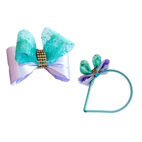 Tiara Ariel Lilás Festa Infantil