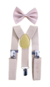 Kit Suspensório + Gravata Borboleta Luxo Infantil Diversas Cores - Kafashion
