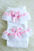 Meia Soquete Infantil Batizado Festa Menina Social BebeFloralRendada - Kafashion
