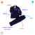 Terno Completo Infantil Social KIt 5 Peças Paletó + Calça + Camisa + Gravata + Cinto Tecido Oxford Premium - comprar online