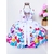Vestido Floral Rodado Para Casamento Daminha Borboletas Branco Jardim Encantado 4 A 16 na internet