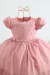 Vestido Rose festa princesa Luxo Infantil Realeza Daminha na internet