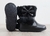 Bota Feminina Infantil Botinha Coturno Verniz Cano Curto Zíper Macia Confortável Rosa ou Preta do 20 ao 27 - Kafashion