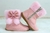 Bota Feminina Infantil Botinha Coturno Verniz Cano Curto Zíper Macia Confortável Rosa ou Preta do 20 ao 27 na internet