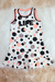 Vestido Infantil Poá Malha Paetê Pandinha Off Bolinha Oferta - comprar online