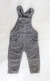 Jardineira Bebê Infantil Veludo Festa Menino Jeans Azul Cinza - comprar online