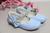 Sapatilha Azul Verniz Frozen Cinderela Daminha Sapatilho de Princesa Laço e Strass 20 Ao 34