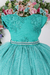 Vestido Verde Festa Daminha Formatura Infantil Casamento - comprar online