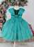 Vestido Verde Festa Daminha Formatura Infantil Casamento - Kafashion