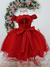 Vestido Vermelho Infantil Renda Luxo Natal Daminha Festa 1 ao 4 na internet
