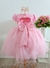 Vestido Infantil Jardim Encantado Rosa Borboletas Bosque Criança Festa Aniversário Luxo na internet