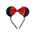 Tiara DE Orelhinha Infantil Minnie Vermelha Rosa Festa Luxo - loja online