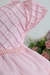 Vestido Infantil Rosa Chuva de Benção Bailarina Festa Unicórnio Super Luxo - Kafashion