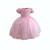 Vestido Infantil Rosa Renda Luxo Festa Menina Daminha Oferta