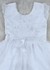 Vestido Branco Batizado Rosa Vermelho Bordado Batizado Daminha de Casamento Festa na internet