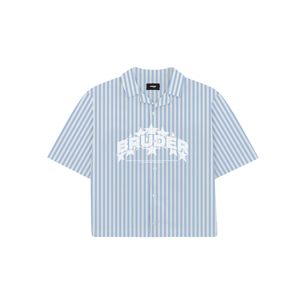 "Sngo" Sky Blue Shirt thumbnail 3