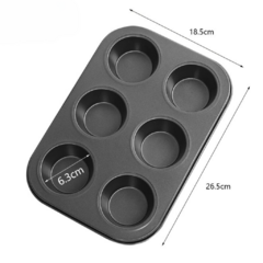 Molde Antiadherente para Cupcakes x6 cav - comprar online