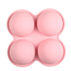 Molde Silicona Semi Esferas x4 cav 8 cm