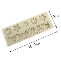 Molde Silicona Guarda Flores Varios Diseños - comprar online