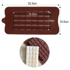 Molde Silicona Tableta Chocolate x24 cav - comprar online