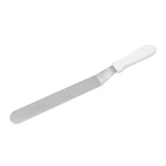 Espatula Curva Acero Inoxidable 37 Cm