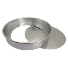 Molde Torta Aluminio Desfondable Recto 20x3 cm