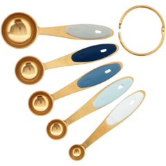Set x5 Cucharas Medidoras Doradas Wilton - comprar online