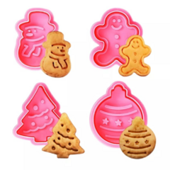 Set x4 Cortantes Con Expulsor Navidad en internet
