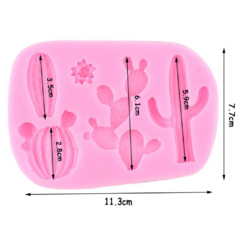 Molde Silicona Cactus - comprar online