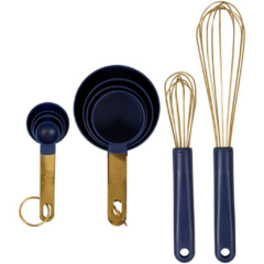 Set De Tazas Cucharas Medidoras Y Batidores Manuales - comprar online