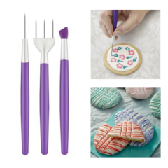 Set De 3 Herramientas Para Decorar Cookies