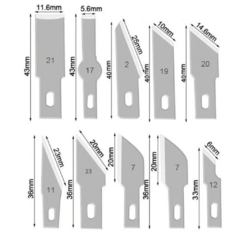 Set de Bisturi con 13 Piezas Intercambiables - comprar online