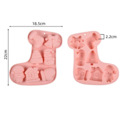 Molde Silicona Figuras Navideñas - comprar online