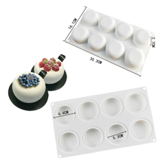 Molde Silicona Oblata 3D x8 Cav. - comprar online