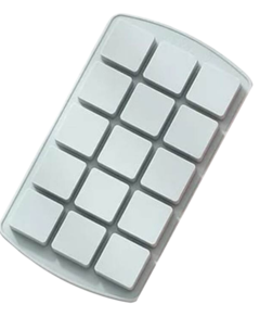 Molde Silicona Cuadrado X15 Cav. Marroc