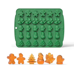 Molde Silicona x5 Figuras Navidad x30 Cav en internet