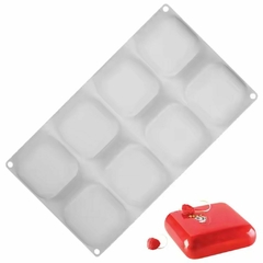 Molde Silicona Para Tarte Square 6x6 cm - comprar online