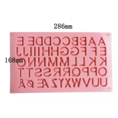 Molde Silicona Letras Abecedario x51 Cav - comprar online