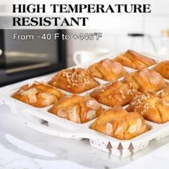 Molde Silicona Mini Brownie Pan x12 cav - tienda online