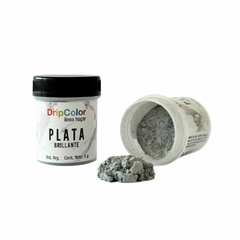 Colorante en Polvo Plata Brillante | DripColor - comprar online