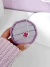 Colar trev0 rosa - banhado a prata - comprar online