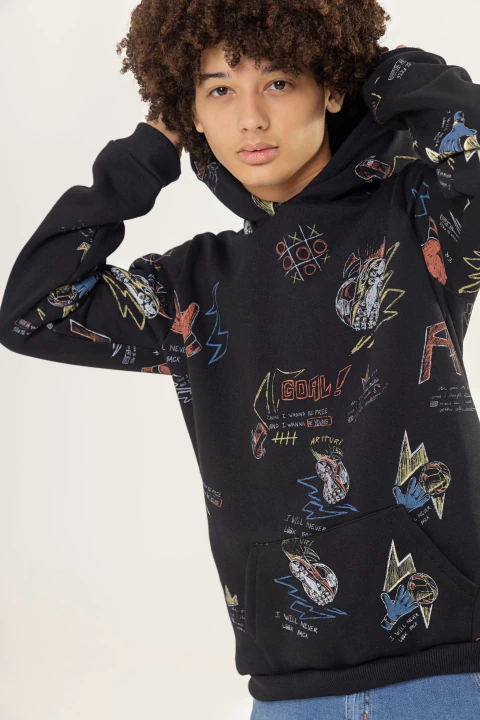 Moletom Artturi Canguru Infantil Full Print 2.0 - comprar online