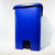 Cesto de Lixo com Sistema de Pedal 100 L - Cor Azul - Bralimpia